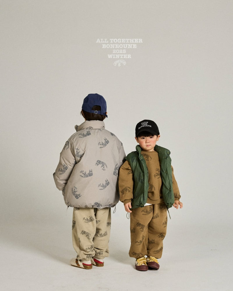 Boneoune - Korean Children Fashion - #childofig - Mono Tiger Duck Down Jacket (Junior) - 4