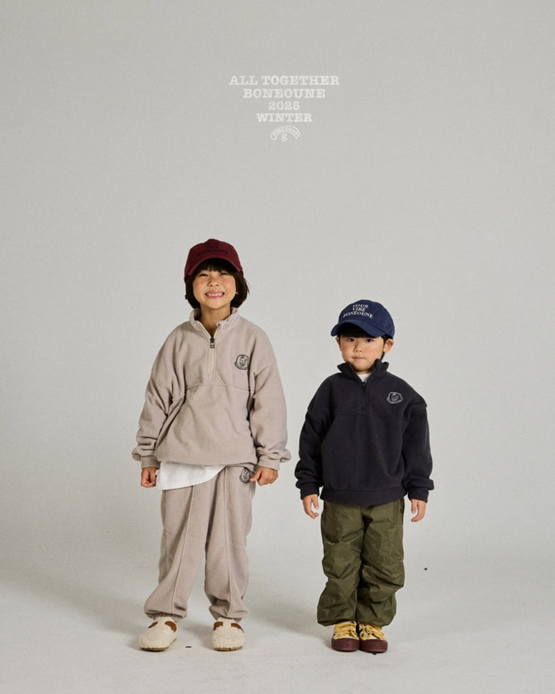 Boneoune - Korean Children Fashion - #childofig - Vibe Fleece Jogger Pants - 2