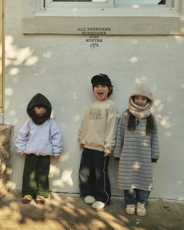Boneoune - Korean Children Fashion - #childrensboutique - Hoho Stripe One-piece - 2