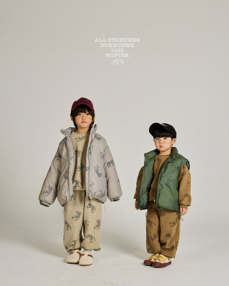 Boneoune - Korean Children Fashion - #childrensboutique - Mono Tiger Sweatshirt - 11