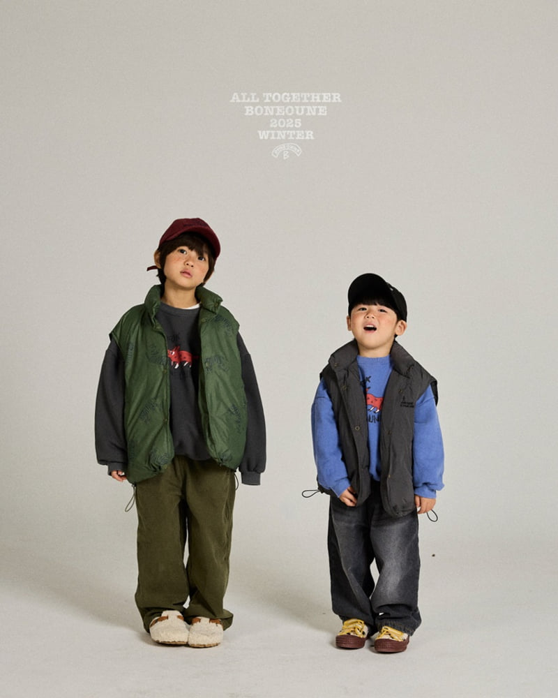 Boneoune - Korean Children Fashion - #designkidswear - Cotton Brushed Slacks - 11