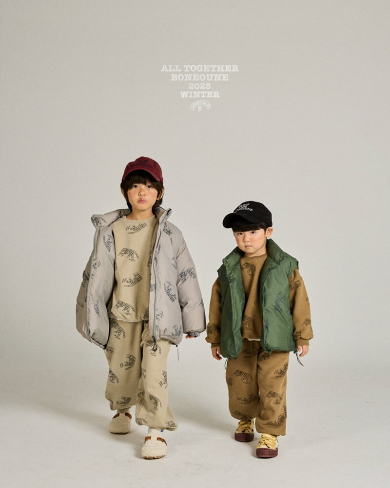 Boneoune - Korean Children Fashion - #designkidswear - Tiger Duck Down Vest (Kids) - 10