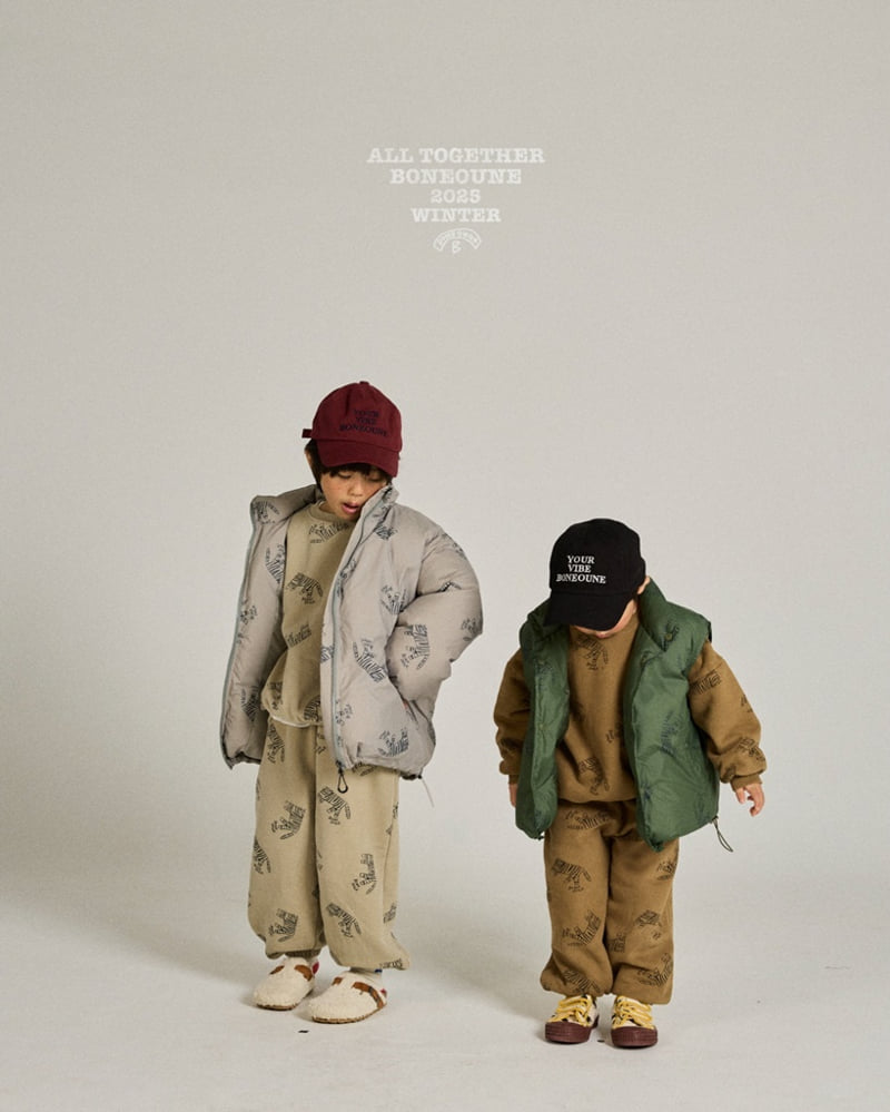 Boneoune - Korean Children Fashion - #designkidswear - Mono Tiger Duck Down Jacket (Kids) - 7