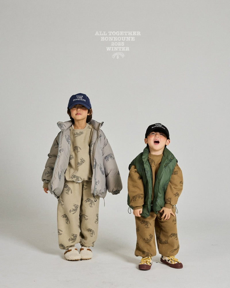 Boneoune - Korean Children Fashion - #fashionkids - Mono Tiger Jogger Pants - 10