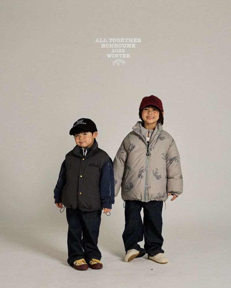 Boneoune - Korean Children Fashion - #fashionkids - Mono Tiger Duck Down Jacket (Kids) - 9