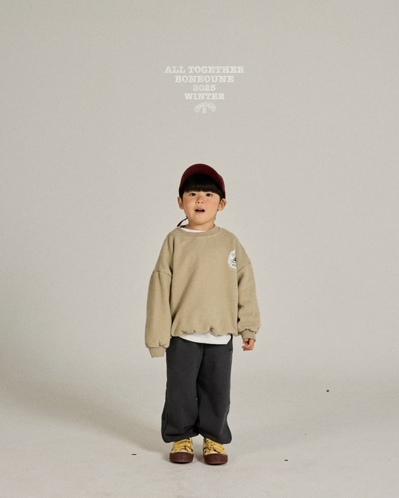 Boneoune - Korean Children Fashion - #kidsshorts - Select Pig Jogger Pants - 3