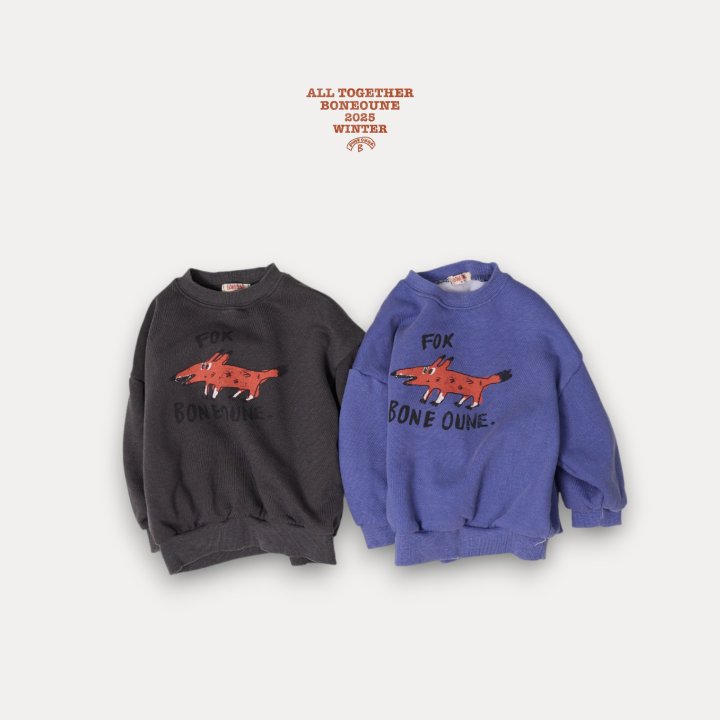 Boneoune - Korean Children Fashion - #kidsstore - Fox Pig Sweatshirt