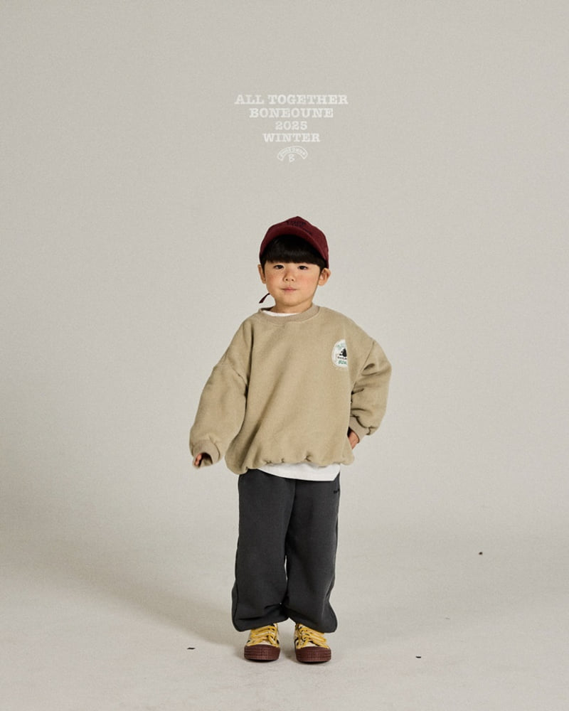 Boneoune - Korean Children Fashion - #kidsshorts - Select Pig Jogger Pants - 4