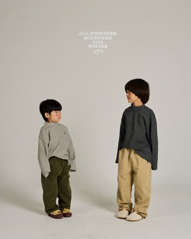 Boneoune - Korean Children Fashion - #kidsstore - Tomist Turtleneck Tee - 6