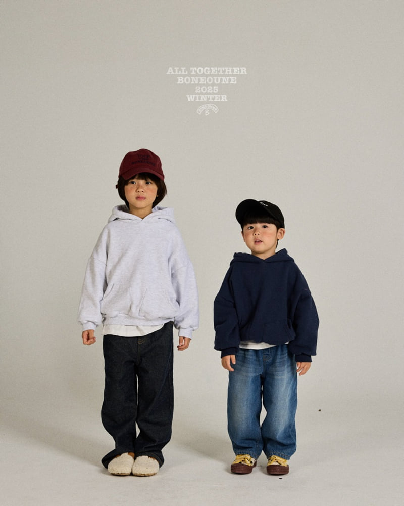 Boneoune - Korean Children Fashion - #kidsstore - Bowl Hoodie - 2