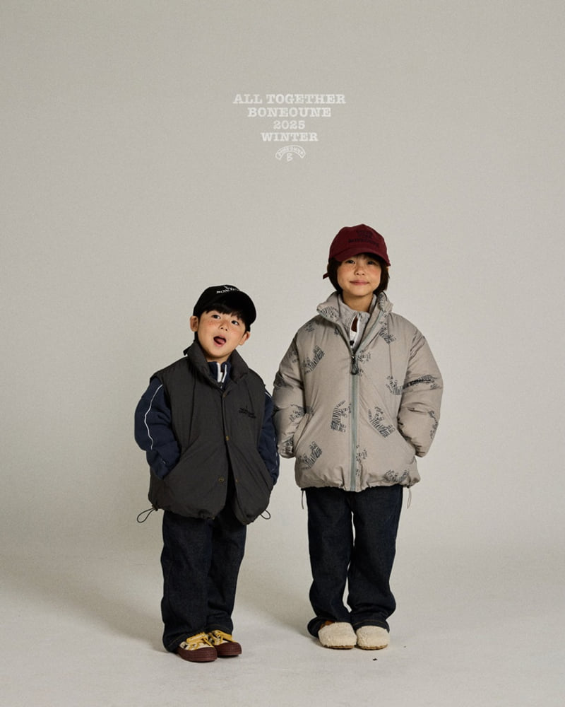 Boneoune - Korean Children Fashion - #kidsstore - Your Duck Down Vest (Junior) - 11