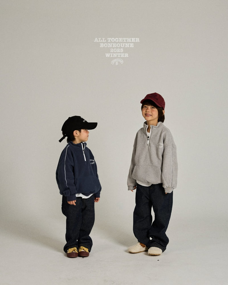 Boneoune - Korean Children Fashion - #kidzfashiontrend - Berry Fleece Half-Zip - 9