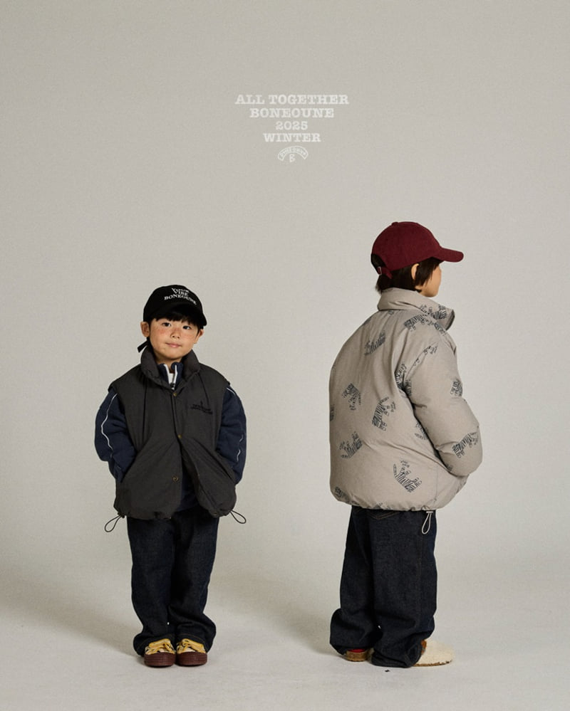 Boneoune - Korean Children Fashion - #kidzfashiontrend - Mono Tiger Duck Down Jacket (Junior) - 11