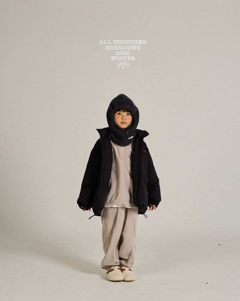 Boneoune - Korean Children Fashion - #kidzfashiontrend - Vibe Fleece Jogger Pants - 9