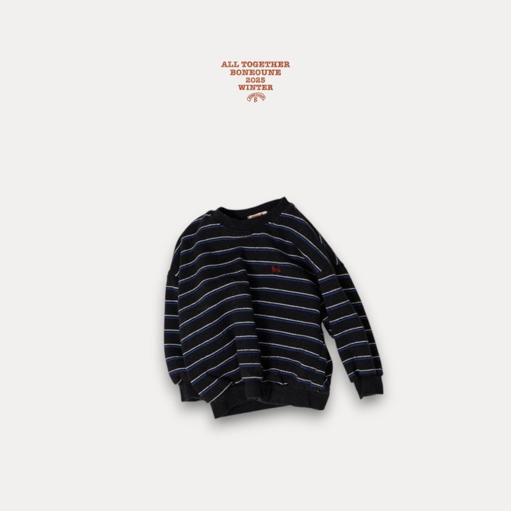 Boneoune - Korean Children Fashion - #littlefashionista - Multi Stitch Fleece Sweatshirt - 12
