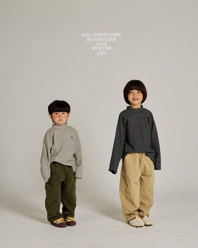 Boneoune - Korean Children Fashion - #Kfashion4kids - Cotton Brushed Slacks - 4