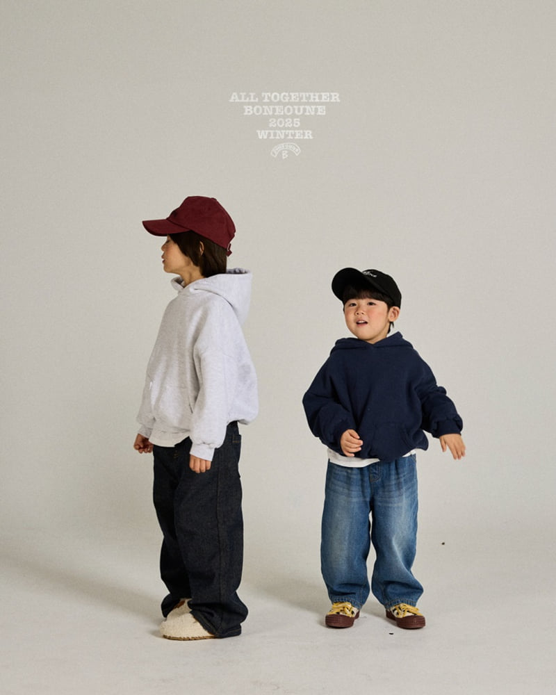 Boneoune - Korean Children Fashion - #littlefashionista - Bowl Hoodie - 5