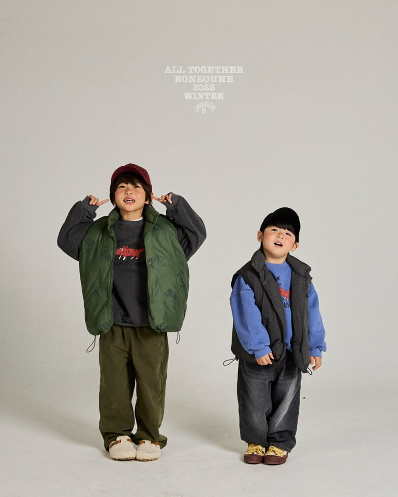 Boneoune - Korean Children Fashion - #magicofchildhood - Tiger Duck Down Vest (Junior) - 3