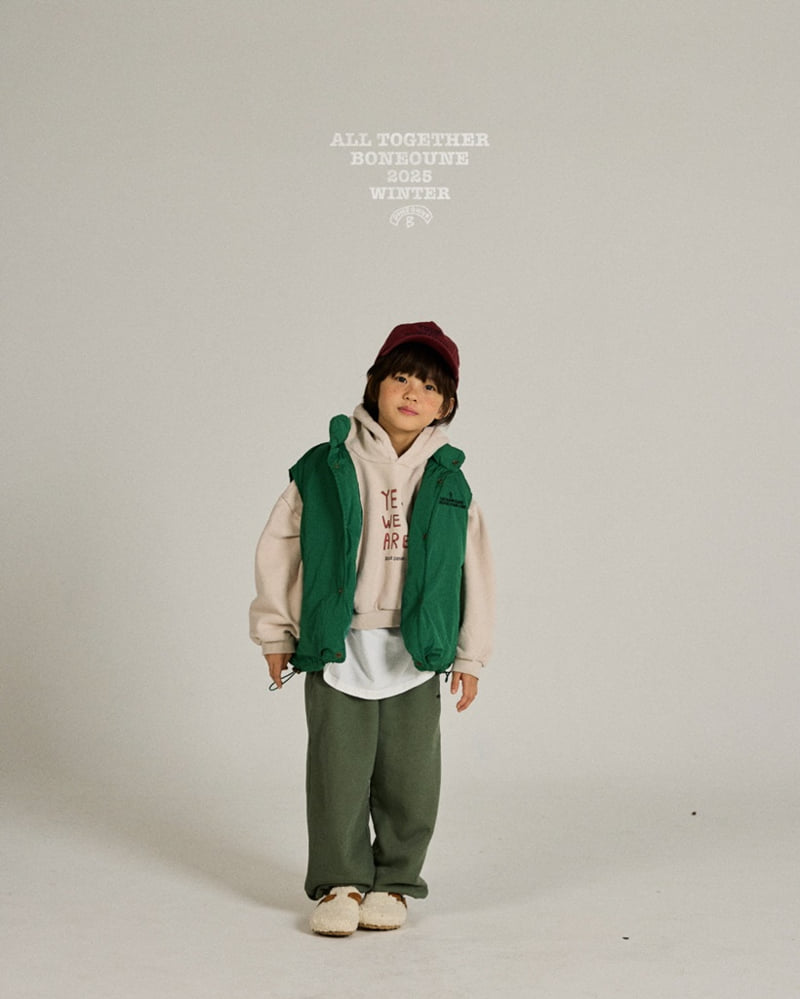 Boneoune - Korean Children Fashion - #magicofchildhood - Yes Crop Hoodie - 11