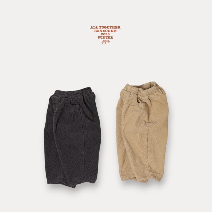 Boneoune - Korean Children Fashion - #magicofchildhood - Winter Corduroy Pants