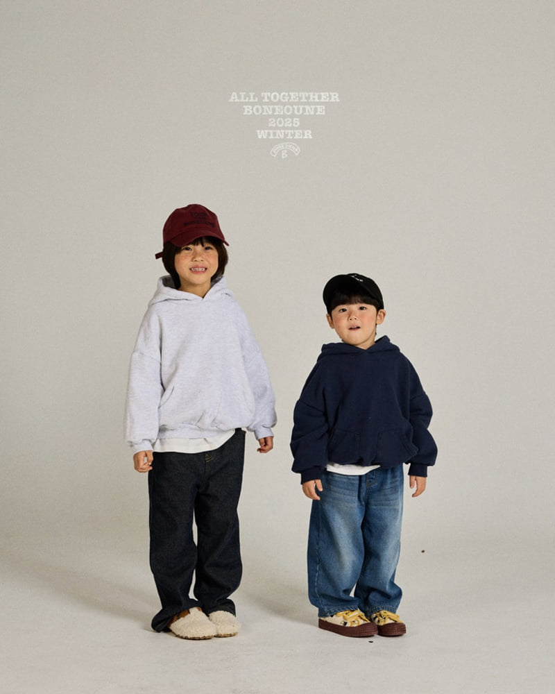 Boneoune - Korean Children Fashion - #minifashionista - Bowl Hoodie - 7