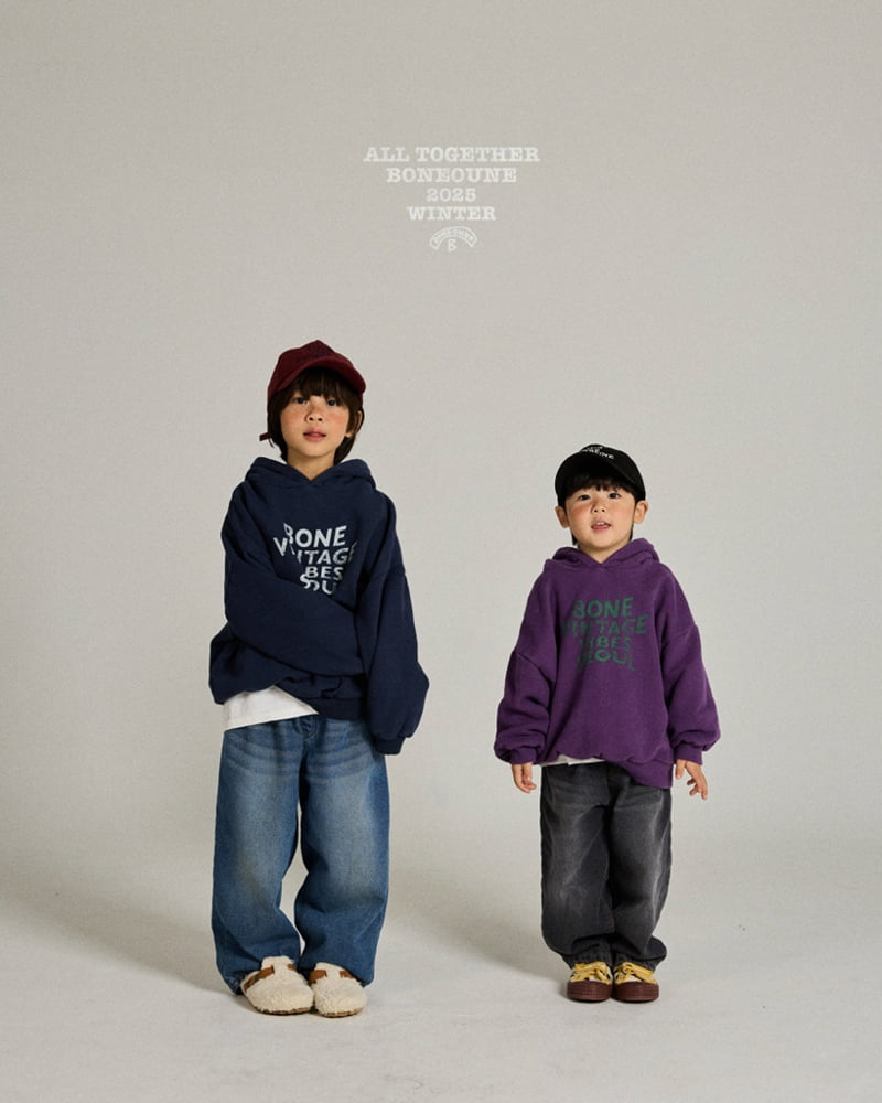 Boneoune - Korean Children Fashion - #minifashionista - Vibe Seoul Hoodie - 6