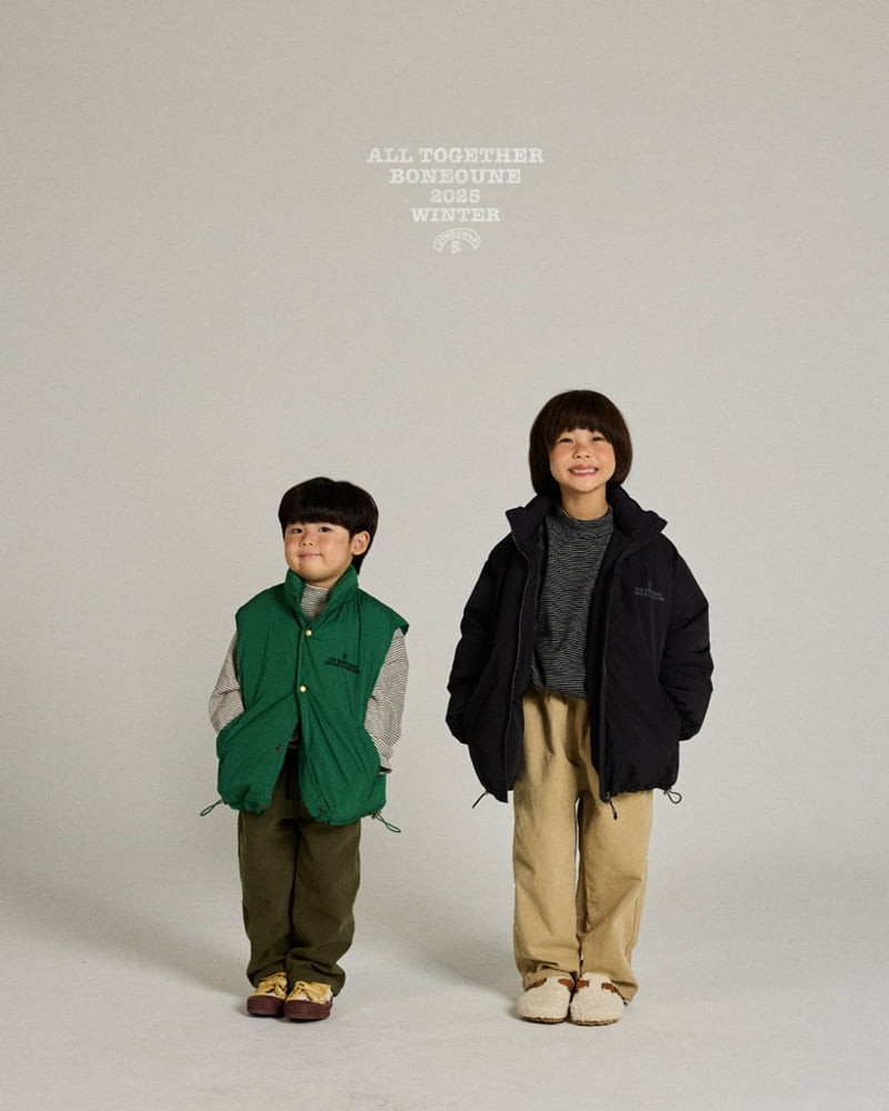 Boneoune - Korean Children Fashion - #prettylittlegirls - Cotton Brushed Slacks - 7