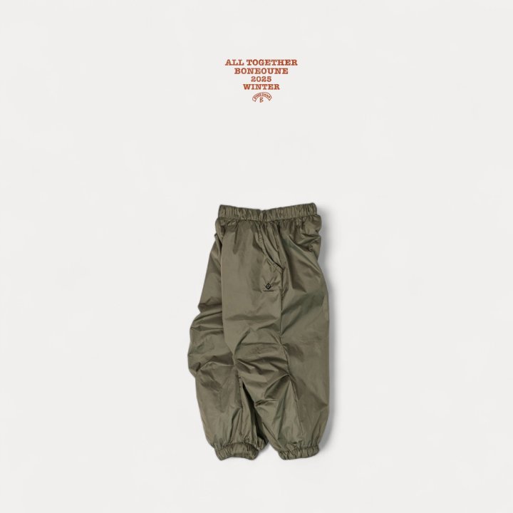 Boneoune - Korean Children Fashion - #prettylittlegirls - Waterproof Two Tuck Jogger Pants - 11