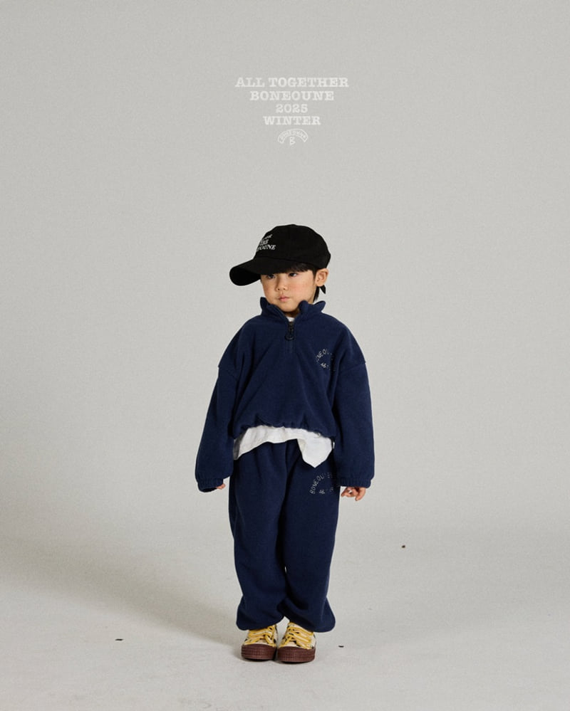 Boneoune - Korean Children Fashion - #prettylittlegirls - Rose Fleece Jogger Pants - 10
