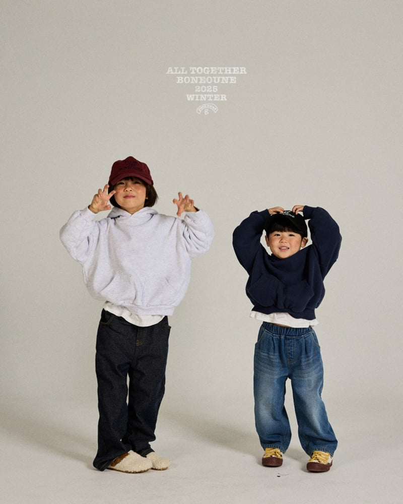 Boneoune - Korean Children Fashion - #minifashionista - Real Denim Pants - 4