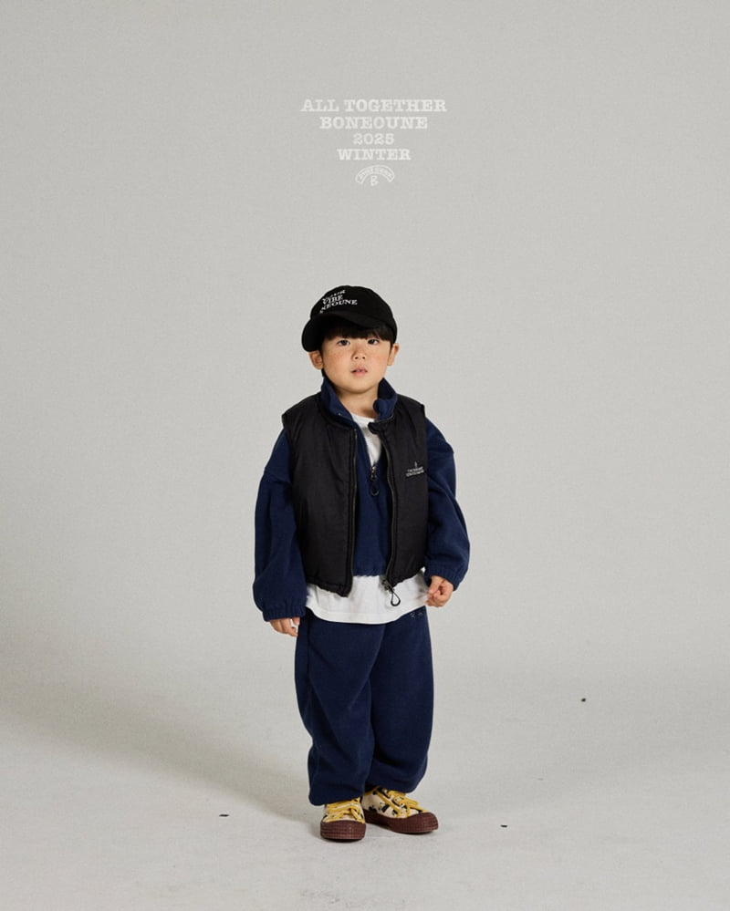 Boneoune - Korean Children Fashion - #todddlerfashion - Rose Fleece Jogger Pants - 11