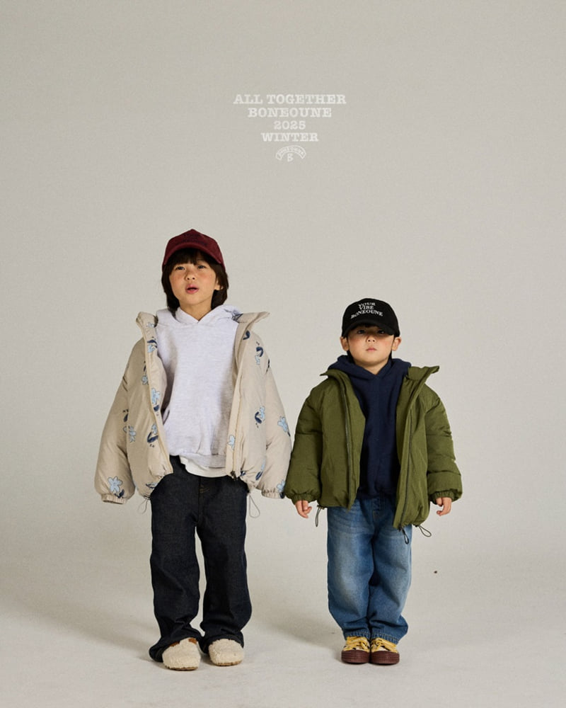 Boneoune - Korean Children Fashion - #todddlerfashion - Real Denim Pants - 5