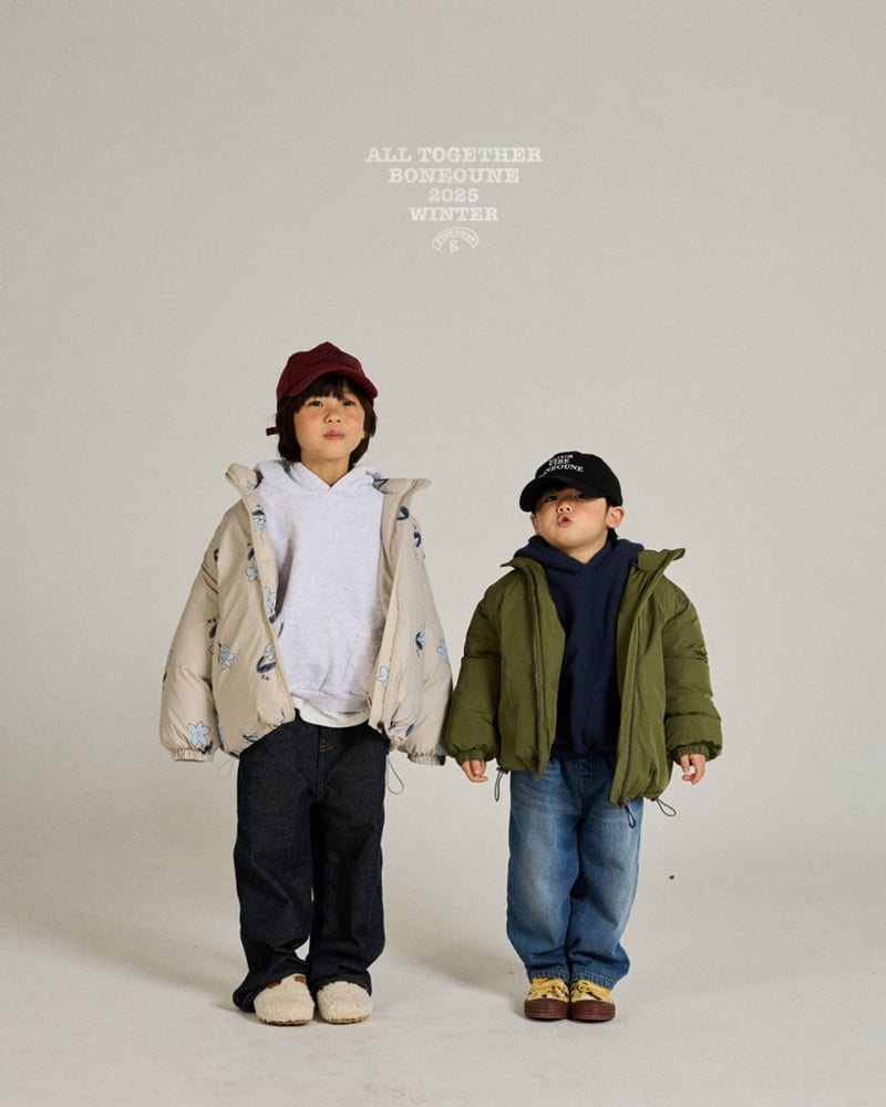 Boneoune - Korean Children Fashion - #toddlerclothing - Bowl Hoodie - 10