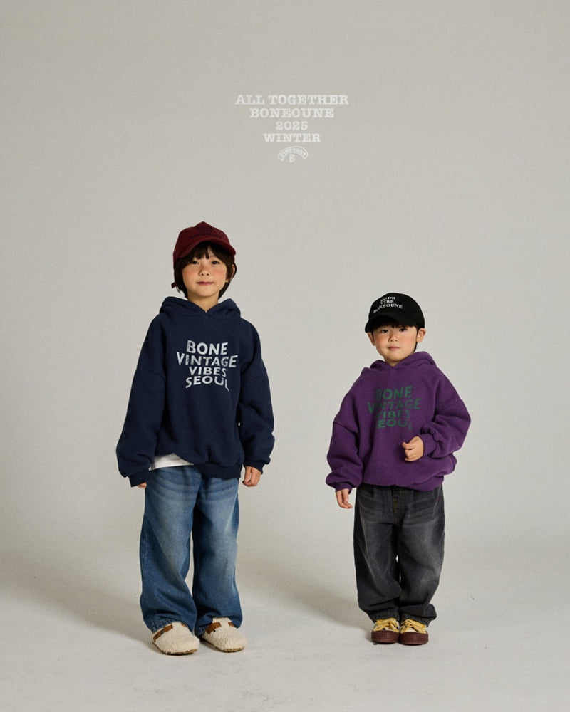 Boneoune - Korean Children Fashion - #toddlerclothing - Vibe Seoul Hoodie - 9