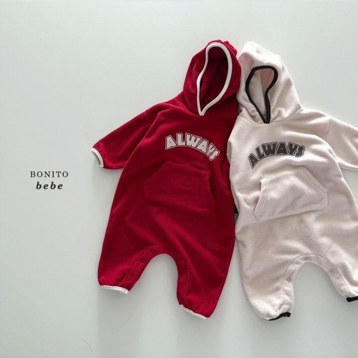 Bonito - Korean Baby Fashion - #babyboutique - Bebe Always Hood Suit - 2