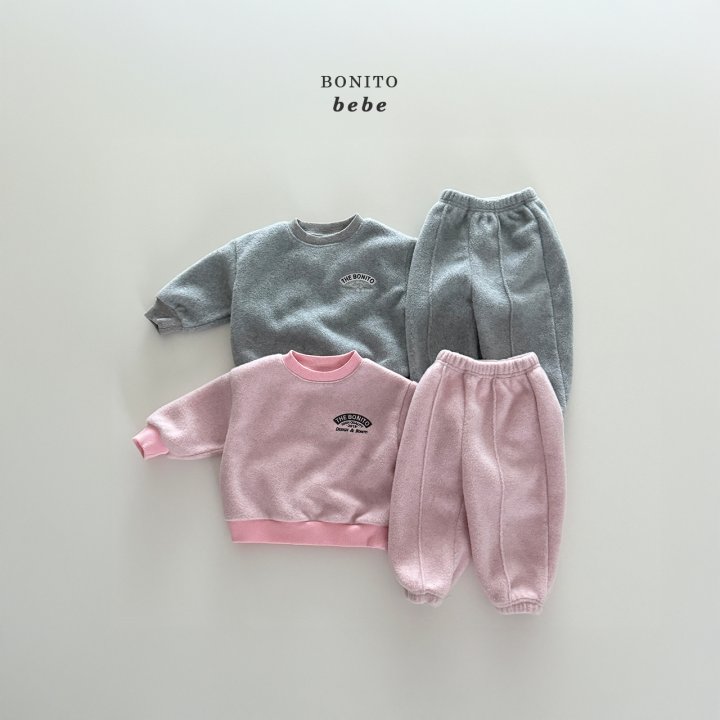 Bonito - Korean Baby Fashion - #babyboutique - Bebe Baby Fleece Set - 3