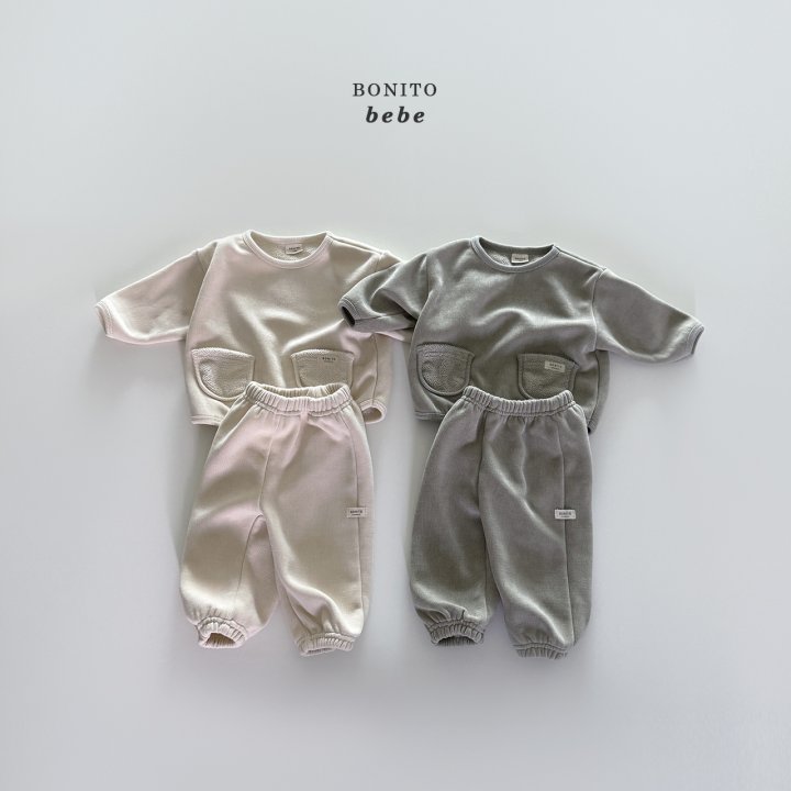 Bonito - Korean Baby Fashion - #babyboutique - Bebe Two Pocket Set - 2