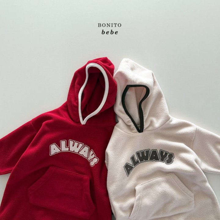 Bonito - Korean Baby Fashion - #babyboutiqueclothing - Bebe Always Hood Suit - 3