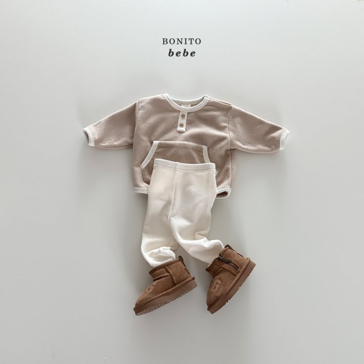 Bonito - Korean Baby Fashion - #babyboutiqueclothing - Bebe Kangaroo Leggings Set - 12