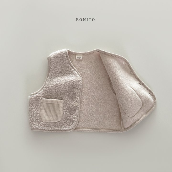 Bonito - Korean Baby Fashion - #babyboutiqueclothing - Bebe Fleece Vest - 3