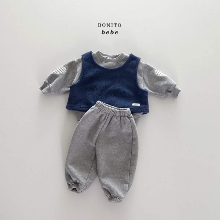 Bonito - Korean Baby Fashion - #babyclothing - Bebe Layered Vest - 3