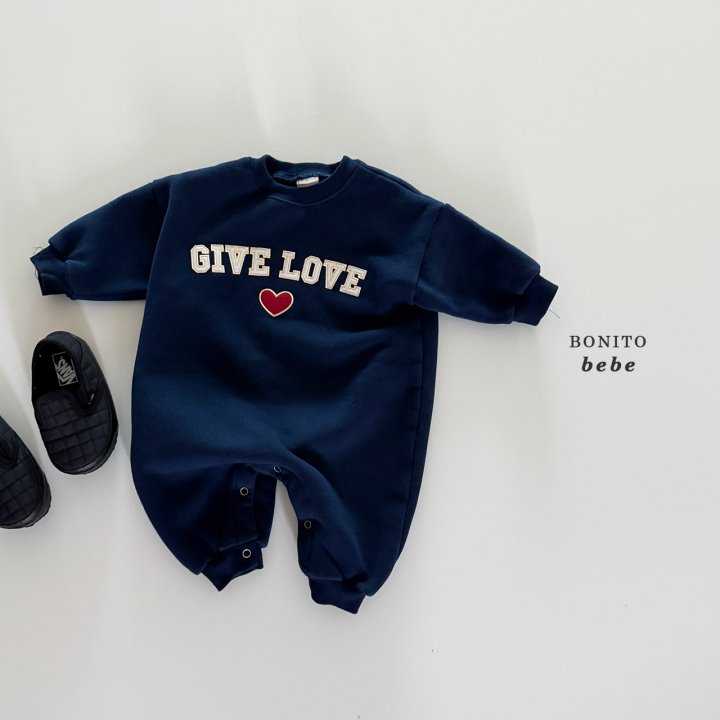 Bonito - Korean Baby Fashion - #babyclothing - Bebe Give Love Suit - 11