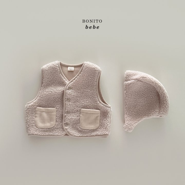Bonito - Korean Baby Fashion - #babyboutiqueclothing - Bebe Fleece Vest - 4