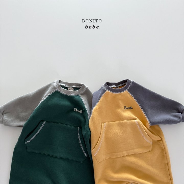 Bonito - Korean Baby Fashion - #babyfashion - Bebe Kangaroo Suit - 3