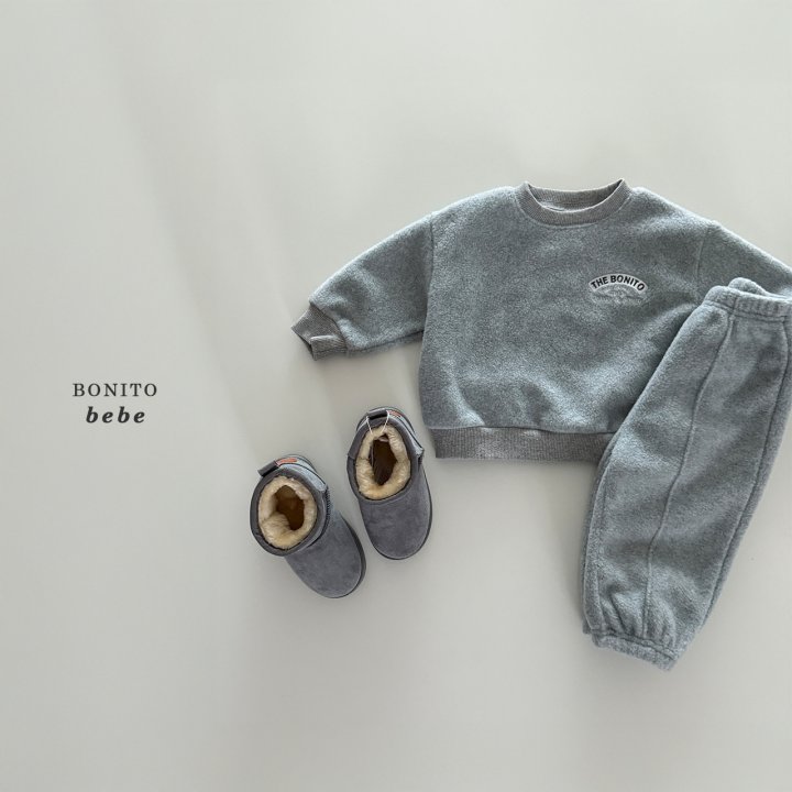 Bonito - Korean Baby Fashion - #babyfashion - Bebe Baby Fleece Set - 7