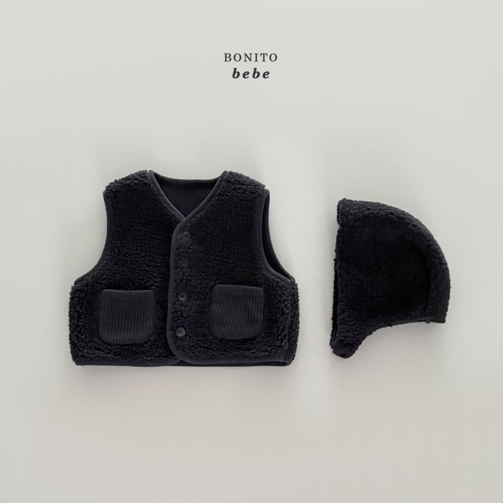 Bonito - Korean Baby Fashion - #babyfashion - Bebe Fleece Vest - 5