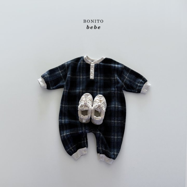 Bonito - Korean Baby Fashion - #babyfever - Bebe Series Button Up Suit - 7