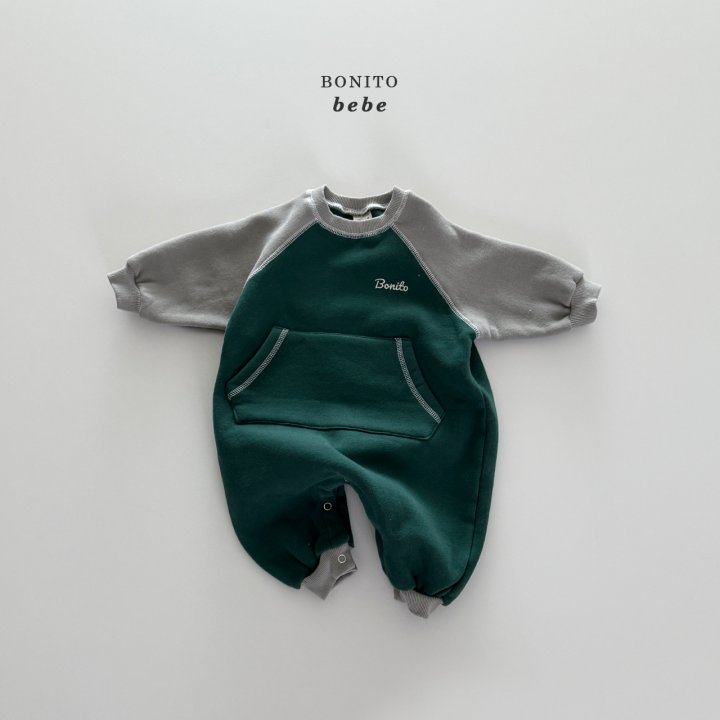 Bonito - Korean Baby Fashion - #babyfashion - Bebe Kangaroo Suit - 4