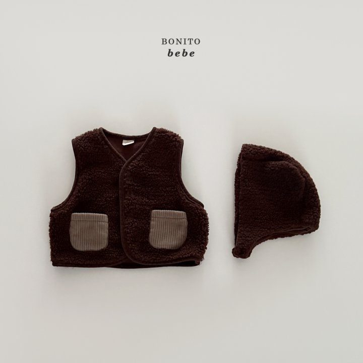 Bonito - Korean Baby Fashion - #babyfever - Bebe Fleece Vest - 6