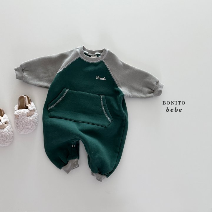 Bonito - Korean Baby Fashion - #babygirlfashion - Bebe Kangaroo Suit - 5